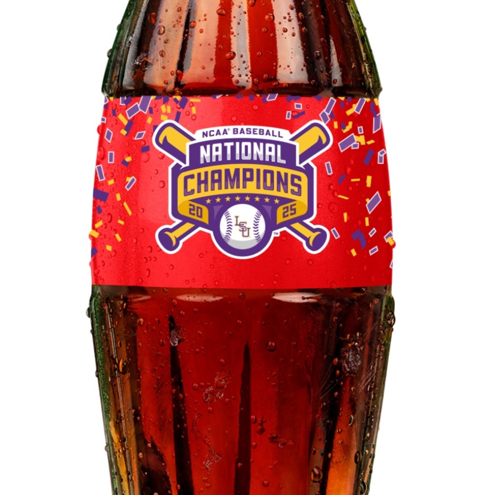 LSU 2025 NCAA Baseball National Champions Bottle